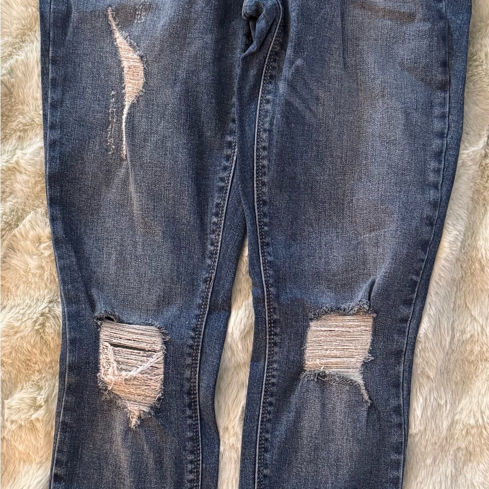 Mudd Women's Skinny Jeans - Dark Blue